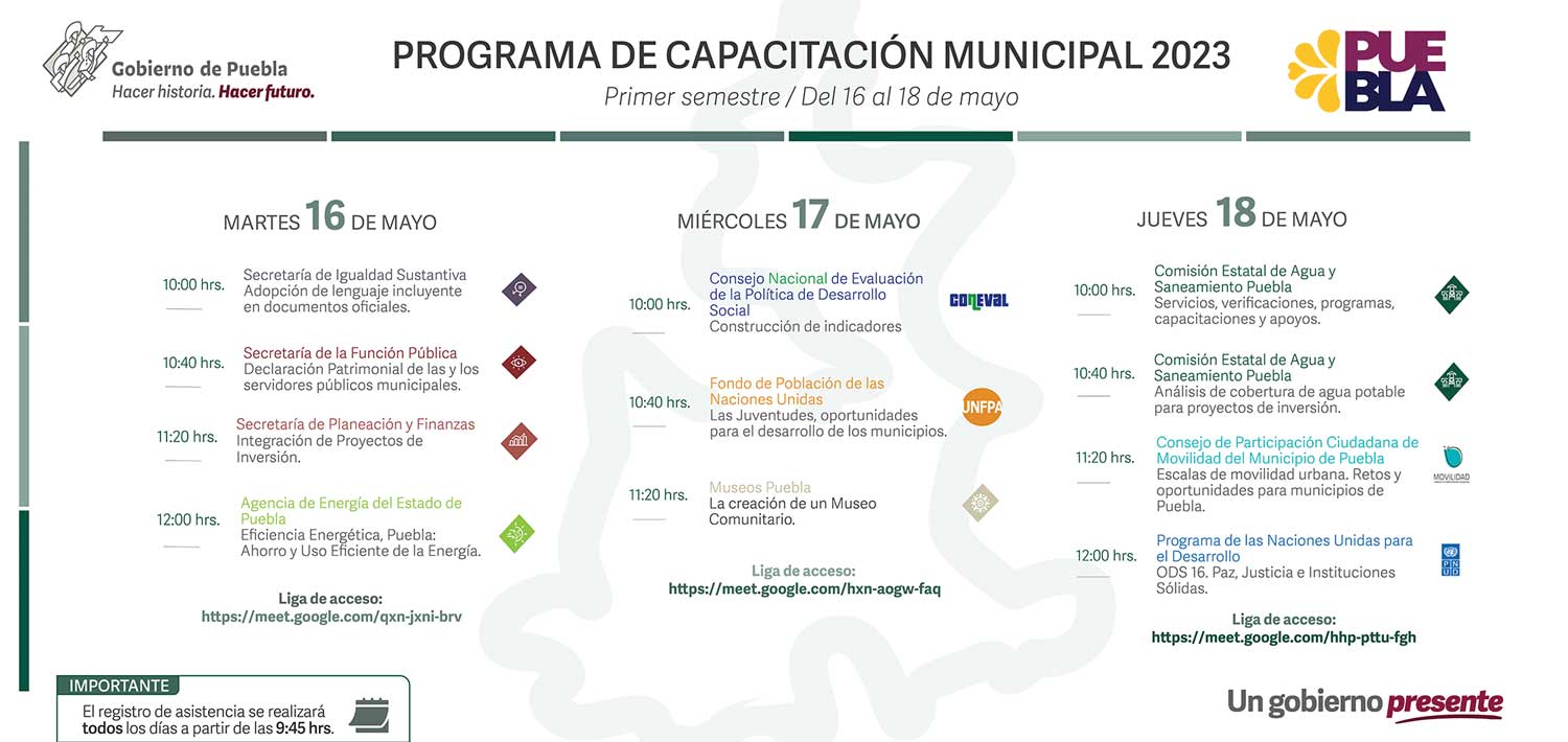Programa de Capacitación Municipal 2023 1er Semestre
